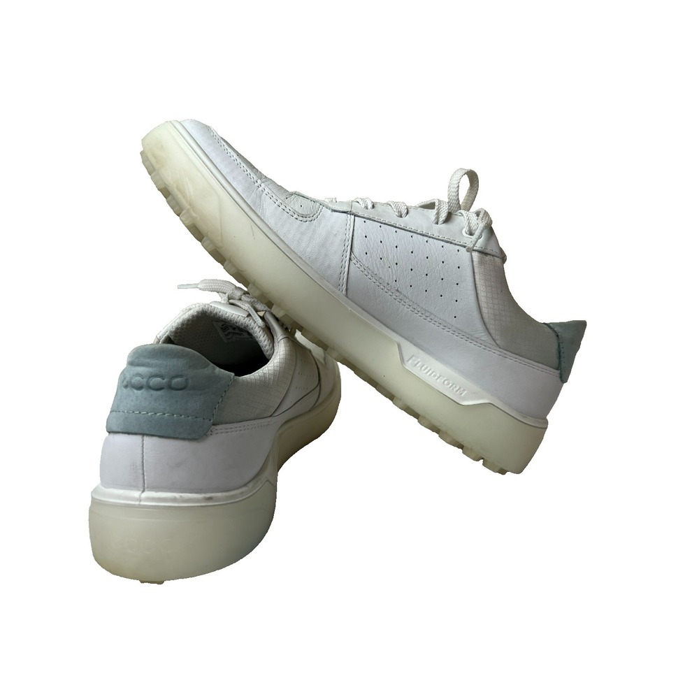 ECCO Golf Tray Hydromax Sneaker White Waterproof Low Top SZ 9/9.5M